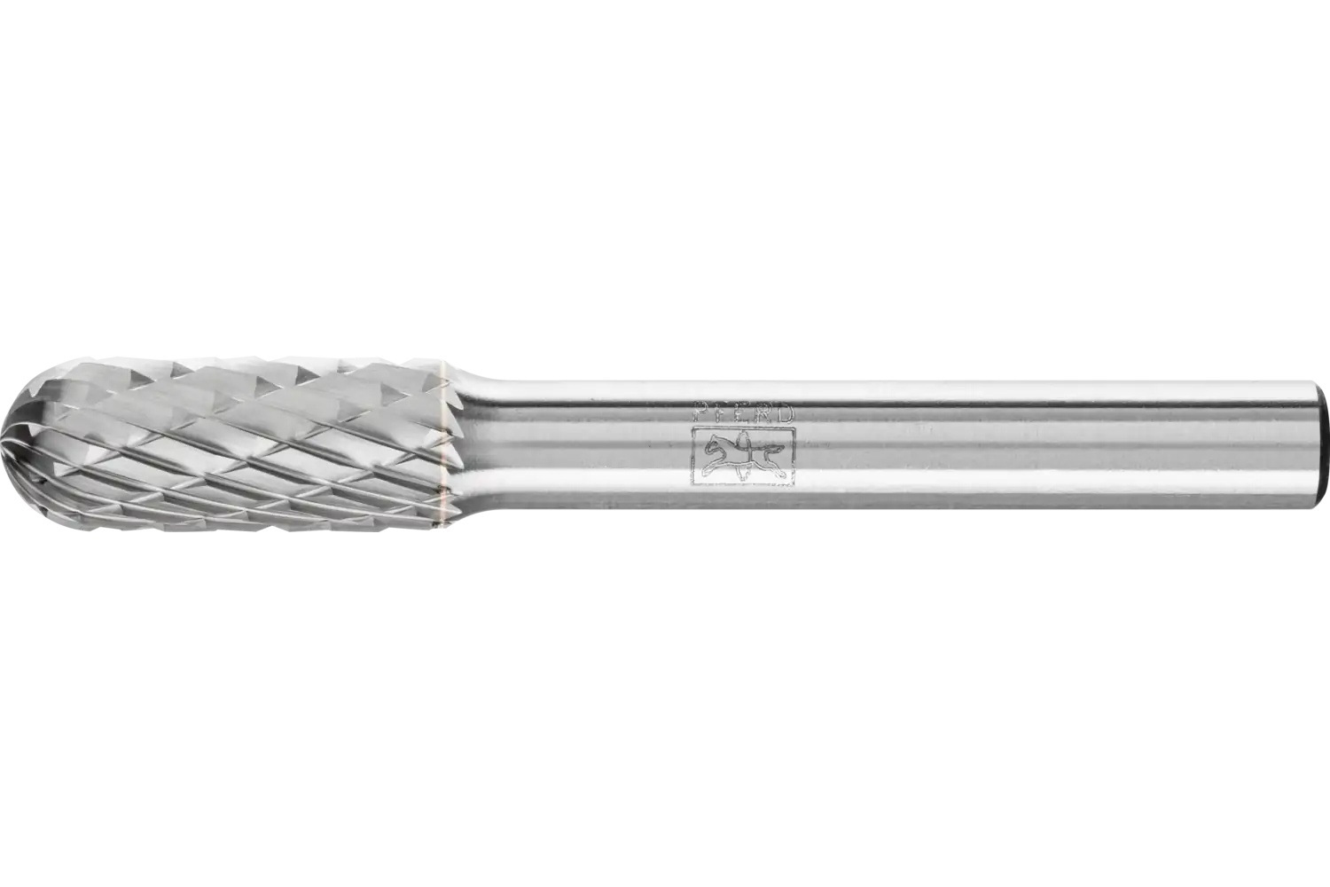 Picture of Pferd Carbide Bur SC-2 Cylindrical Radius End Double Cut 5/16" x 3/4" x 1/4" Shank